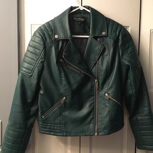 ASOS faux leather rider jacket